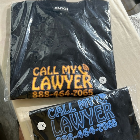 Market Graphic T Shirt Sz.XL Men’s Collab shirt unisex MKT black call my lawyer - Picture 6 of 6